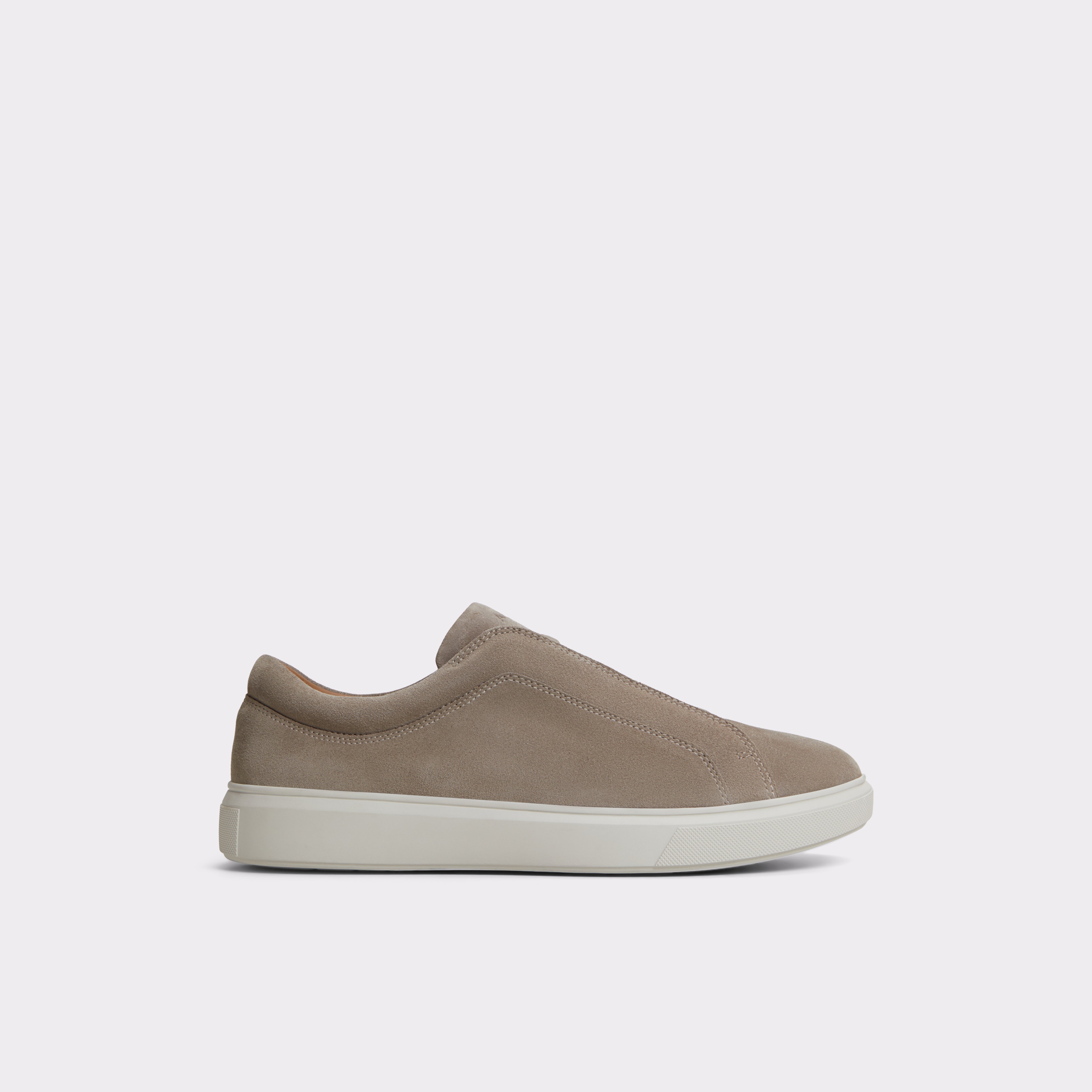Beige Suede Slip-On Sneaker | Abbott - SOLZ9467