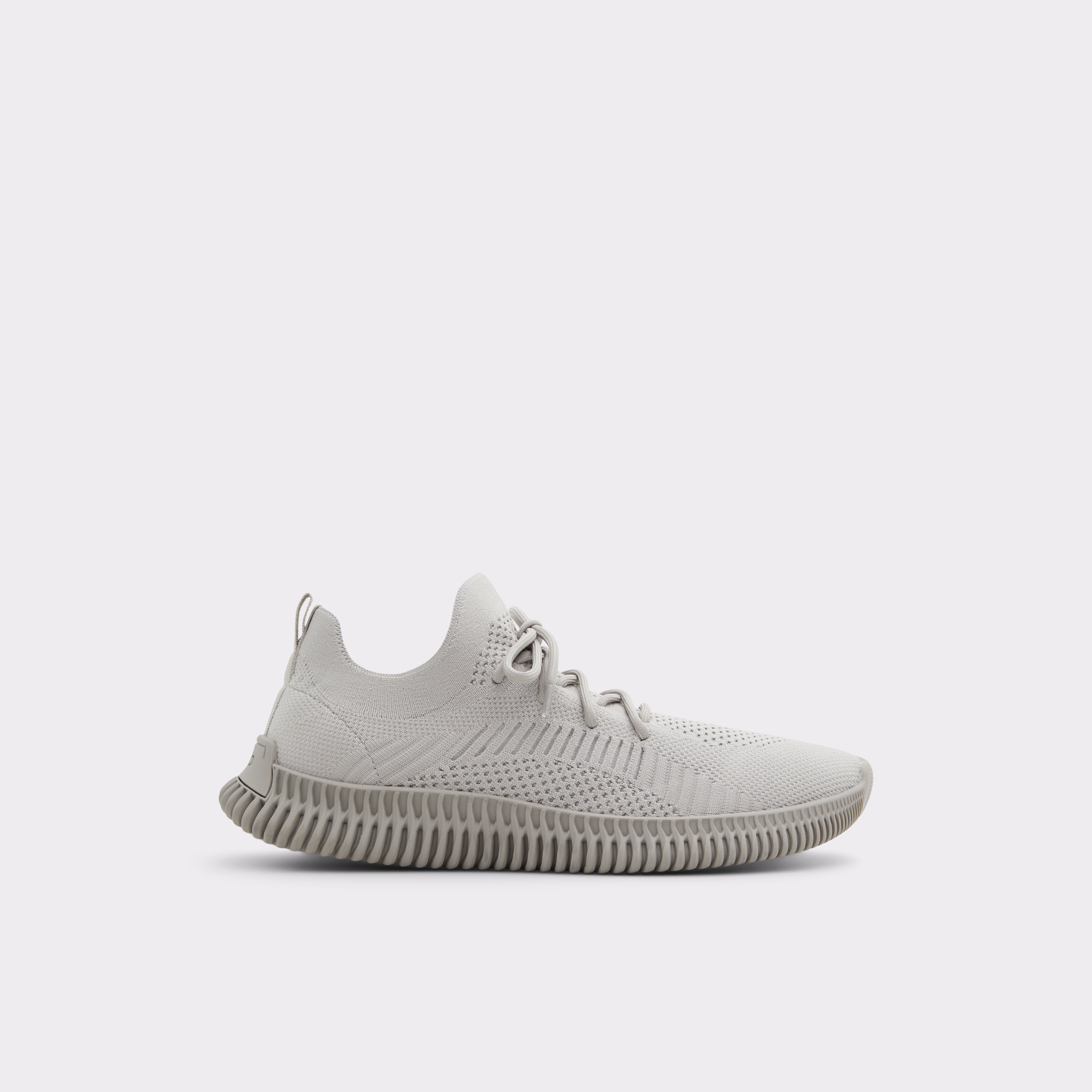 Grey Knit Jogger Sneaker Made with Recycled Materials | Gilgai - SOLZ2398