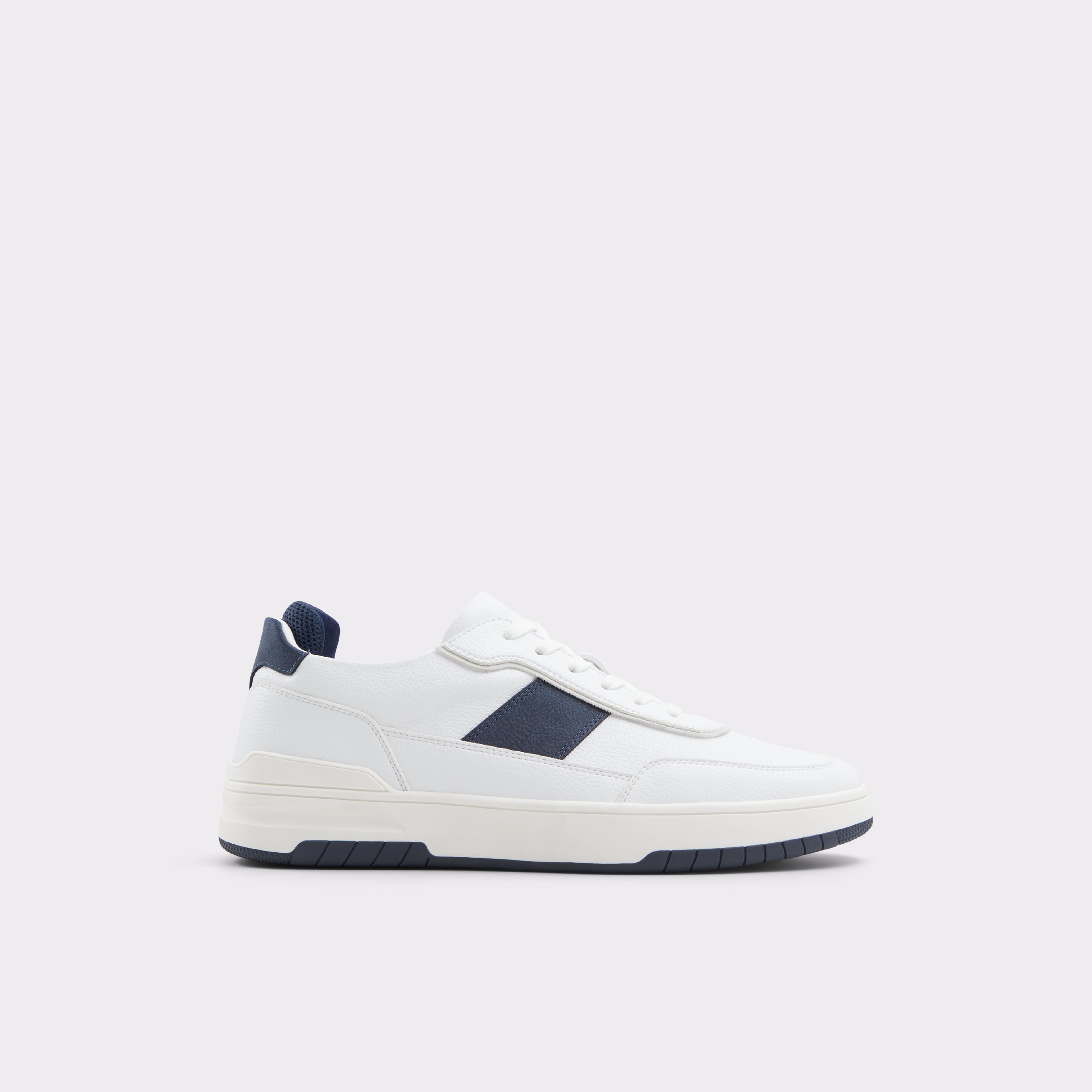 Retro White Cup Sole Sneaker in Embossed Synthetic | Creed - SOLZ8151
